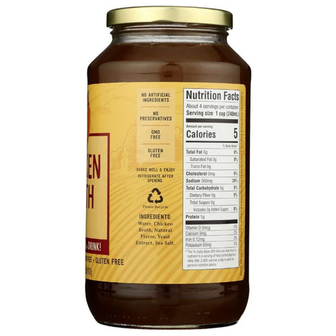 Chicken Broth 31 oz Soup Broth ZOUP GOOD REALLY