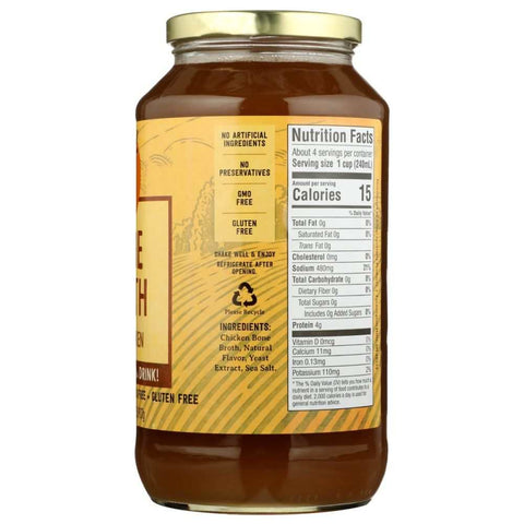 Bone Broth Chicken 32 oz Broth Zoup! Good, Really Good