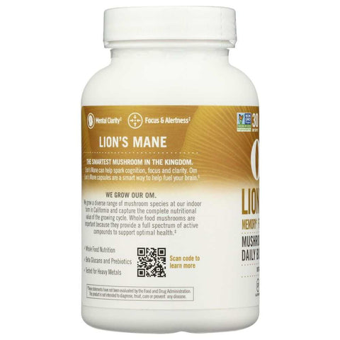 Lion's Mane Brain Support Capsule OM MUSHROOM SUPERFOOD 90 caps