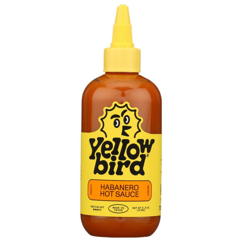 Habanero Chili Sauce Fruity Hot Sauce 9.8 oz YELLOWBIRD SAUCE