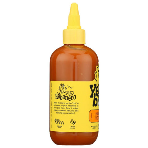 Habanero Chili Sauce Fruity Hot Sauce 9.8 oz YELLOWBIRD SAUCE