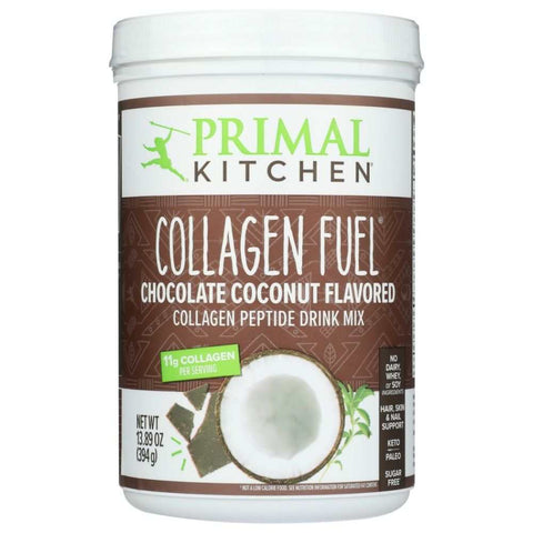 Collagen Fuel Chocolate Coconut Protein Supplement PRIMAL KITCHEN 13.9 oz