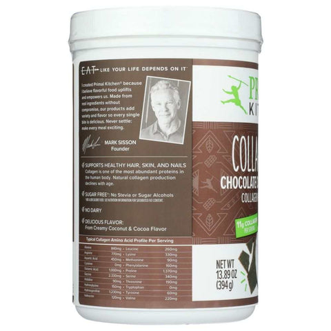 Collagen Fuel Chocolate Coconut Protein Supplement PRIMAL KITCHEN 13.9 oz