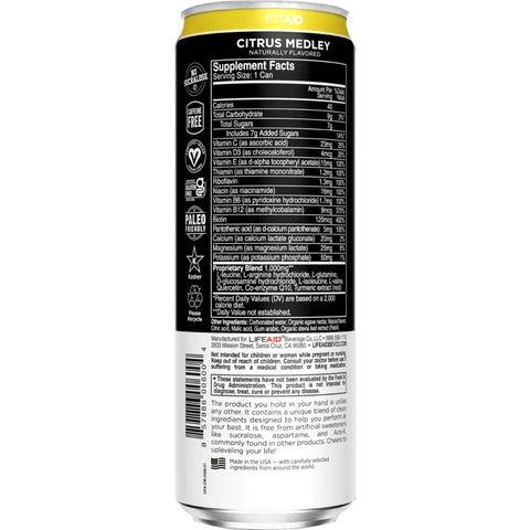 Fitaid Sports Recovery Citrus Medley 12 fl oz Beverage LIFEAID