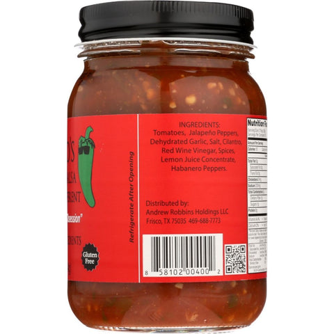 Gourmet Hot Salsa 16 Oz Product Mateo's