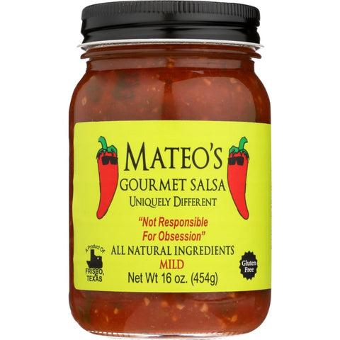 Gourmet Mild Salsa 16 Oz Salsa MATEO'S