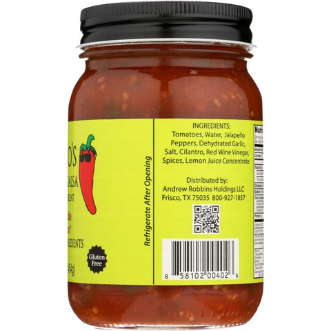 Gourmet Mild Salsa 16 Oz Salsa MATEO'S