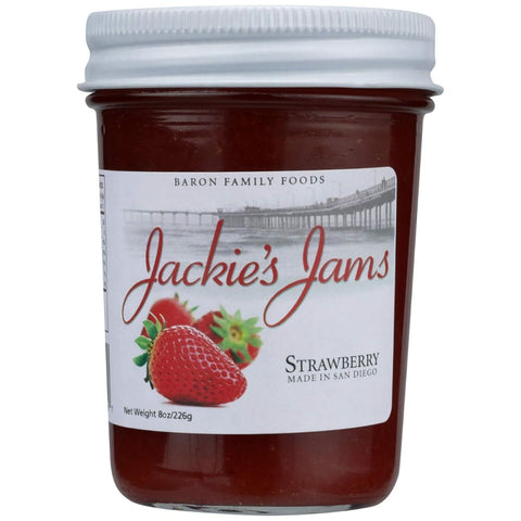 Strawberry Jam 8 oz Jackies Jams