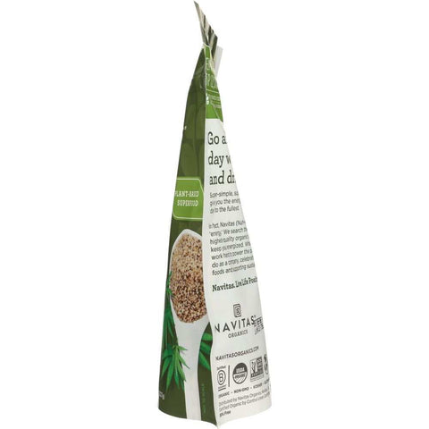 Organic Shelled Hemp Seeds 8 oz Navitas Naturals