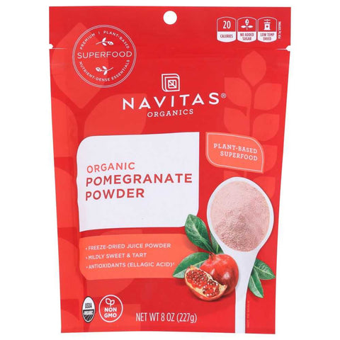Organic Pomegranate Powder Antioxidant-Rich Superfood NAVITAS 8 oz