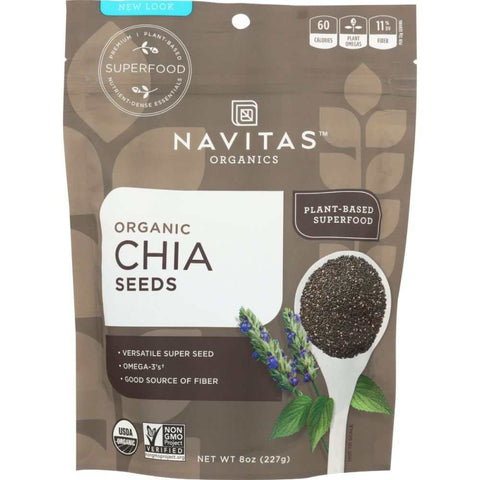 Seed Chia Organic 8oz Superfood NAVITAS