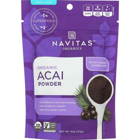 Organic Acai Powder Premium Superfood Supplement NAVITAS