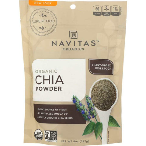 Organic Chia Seed Powder Nutritional Superfood NAVITAS
