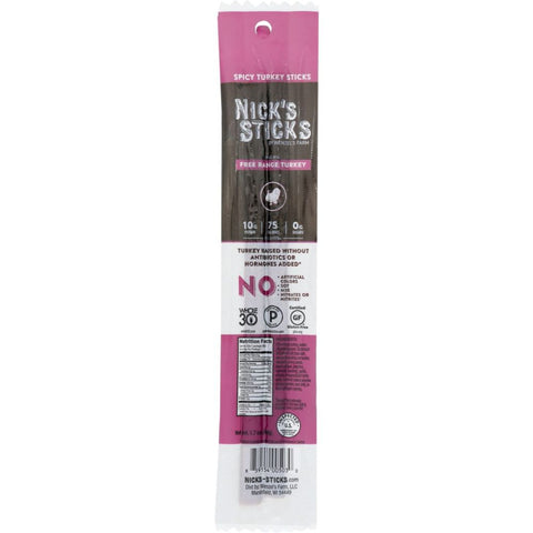 Spicy Free Range Turkey Snack Sticks NICKS STICKS