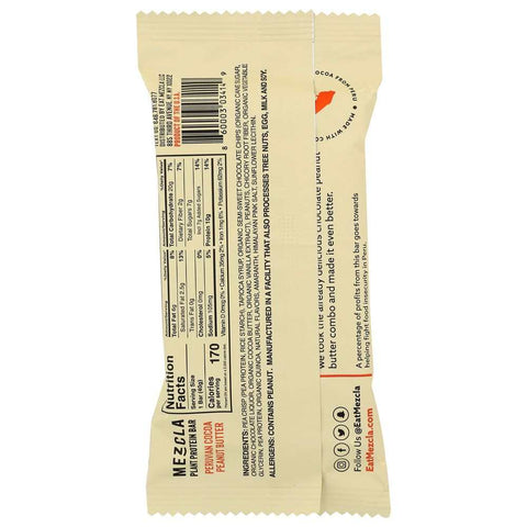 Peruvian Cocoa Peanut Butter Protein Bar MEZCLA 1.4 oz