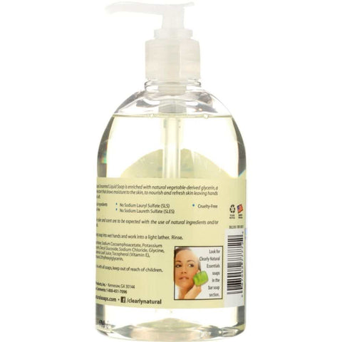 Unscented Glycerine Hand Soap Liquid 12 oz Clearly Natural