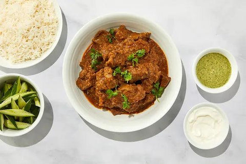 Curry Night Gift Set 3 Complete Dinners Rogan Josh Chicken Potato Curry moji masala®