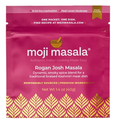 Curry Night Gift Set 3 Complete Dinners Rogan Josh Chicken Potato Curry moji masala®