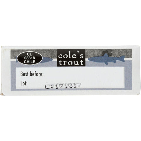 Trout Smoked Rainbow Trout Fillet 3.2 oz COLE'S
