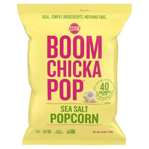 Sea Salt Artisan Treats Popcorn 4.8 oz ANGIES Boomchickapop