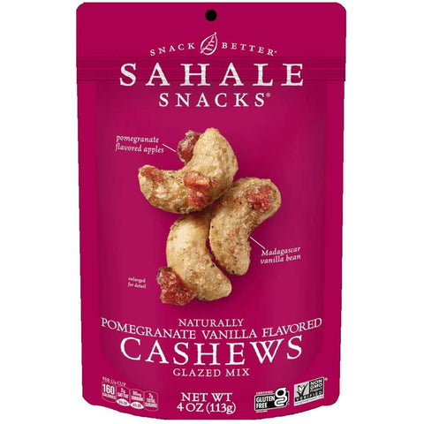 Cashews & Pomegranate and Vanilla Nut Mix SAHALE SNACKS 4oz