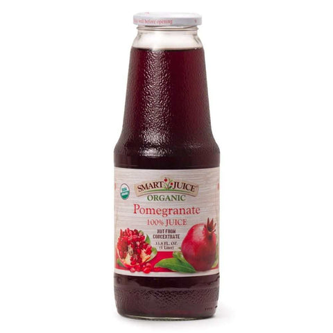 Organic Pomegranate Juice 100% Pure Juice 33.8oz SMART JUICE