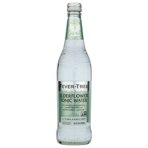 Elderflower Infused Tonic Water 16.9 oz Mixer FEVER TREE