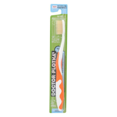 MOUTH WATCHERS Toothbrush Manual Adult Orange Oral Care