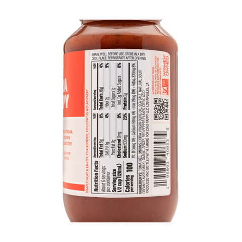Ciao Pappy Marinara Alla Pappy Full-Flavored Marinara Sauce 12 Bottles Case
