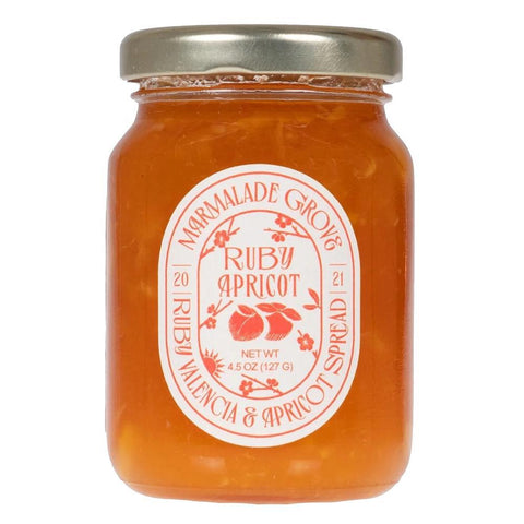 Ruby Valencia & Apricot Fruit Spread Key Attribute 4.5OZ Marmalade Grove