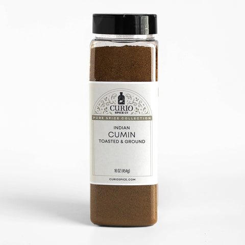 Curio Cumin Toasted Ground Bulk Spice Jar 16 oz Farm2Me