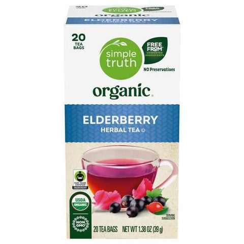 Simple Truth Organic Elderberry Herbal Tea 20 ct