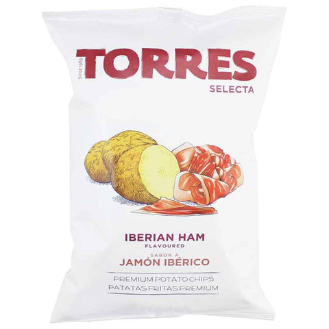 Iberico Ham Premium Potato Chips 50G Torres Selecta