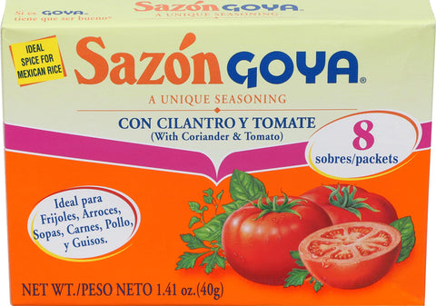 Goya Sazon With Cilantro & Tomato - 1.41 Oz.