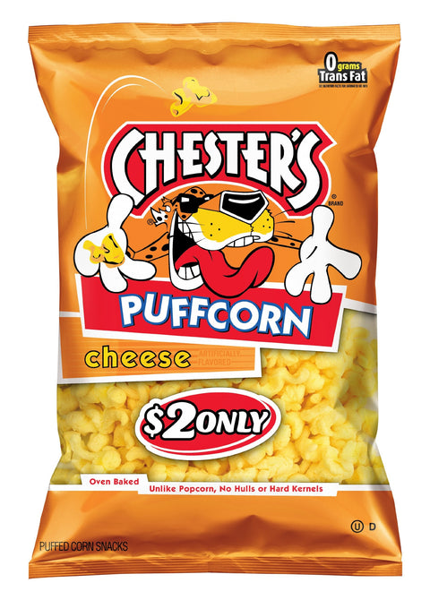 Chesters Puffcorn Snacks, Cheese, 4.5 Ounce (Pack of 6)