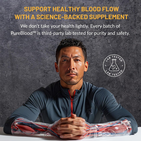 PureBlood Vitamin K2 MK-7 Citrus Bergamot Nattokinase Heart Health Supplement CleanForm Nutrition
