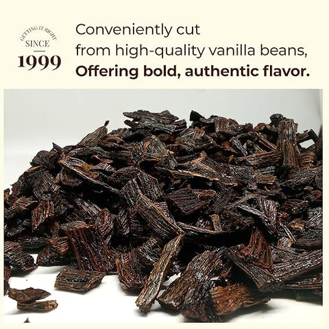 Premium Vanilla Cuts Grade B Whole Vanilla Beans 1 lb