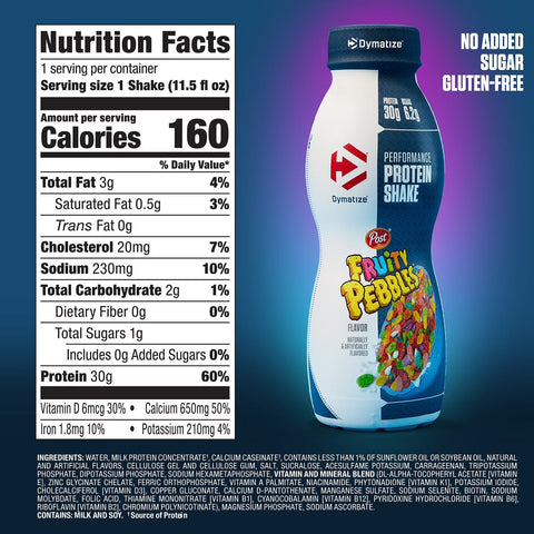 Dymatize Fruity Pebble 30g High Protein Shake
