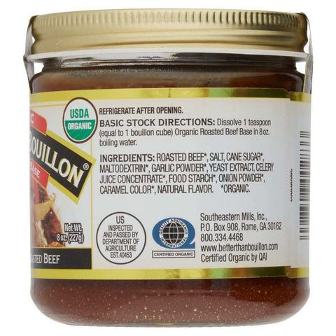 Organic Roasted Beef Base Rich & Robust Flavor Base Better Than Bouillon