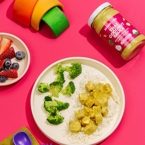 Thai Coconut Sauce Kids Veggie-Packed Toddler Meal Beyond the Bib