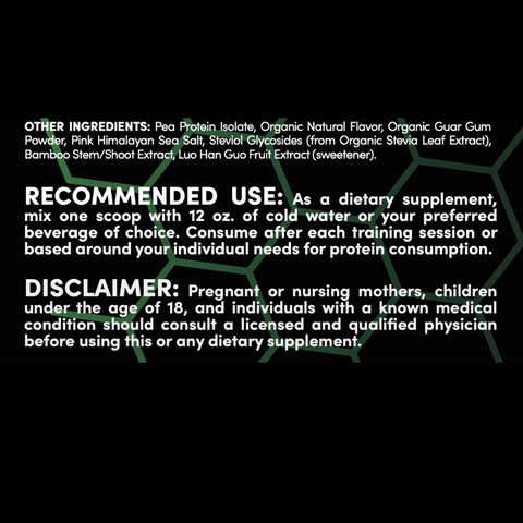 Chocolate Pea Protein Isolate Plant Protein Thentic