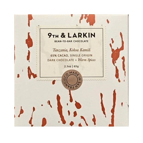 Kokoa Kamili Tanzania 72% Single-Origin Dark Chocolate Bar 9th & Larkin
