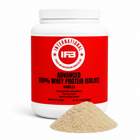 Whey Protein Isolate Vanilla Flavor Advanced 100% Whey Protein Isolate