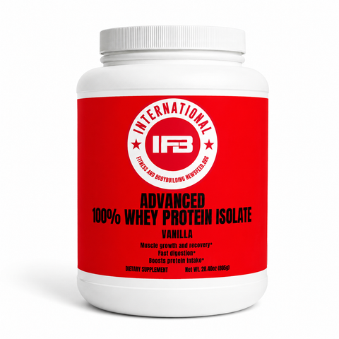 Whey Protein Isolate Vanilla Flavor Advanced 100% Whey Protein Isolate