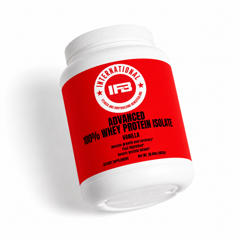 Whey Protein Isolate Vanilla Flavor Advanced 100% Whey Protein Isolate
