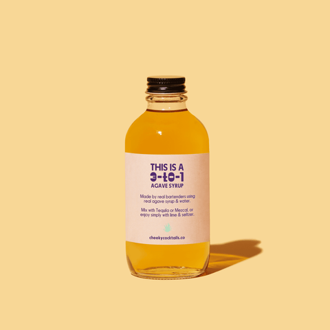 Agave Syrup Sweetener Bottle Cheeky Cocktails