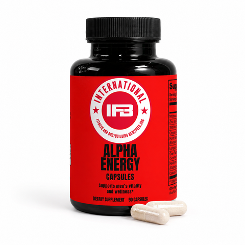 Alpha Energy Capsules Magnesium Zinc Herbal Supplement for Men