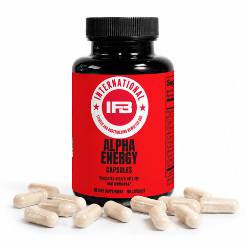 Alpha Energy Capsules Magnesium Zinc Herbal Supplement for Men