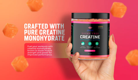 Sugar Free Creatine Monohydrate Gummies 120 count Jaeva