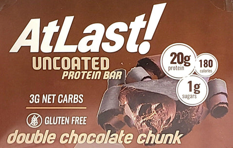 Double Chocolate Chunk 20g Protein Bar At Last!